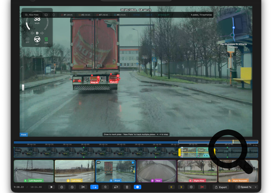SentryCut Pro Blur Plates — Multi-blur License Plates for preserve privacy