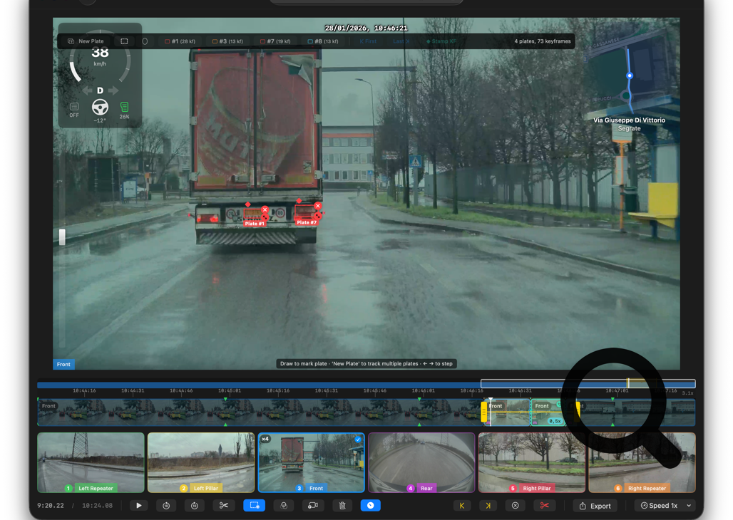 SentryCut Pro Blur Plates — Multi-blur License Plates for preserve privacy